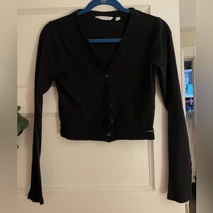Calvin Klein Cropped Shirt/Cardigan
